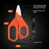 imageKastKing 45 Inch Fishing Line Scissors CeramicEdge Precision Fishing Line Scissors Serrated Ceramic Blades for Braided Mono Rustproof Durable Ergonomic Handle Portable Design with Lanyard