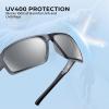 imageKastKing Chippewa Polarized Fishing Sunglasses UV400 Protection Full Wrap Frame Sports Cycling Sunglasses 10mm TAC LensesBmatt Smoke Crystal Frame  Smoke Mirror