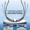 imageKastKing Chippewa Polarized Fishing Sunglasses UV400 Protection Full Wrap Frame Sports Cycling Sunglasses 10mm TAC LensesGgloss Tal Brownsilver Frame  Brownchartruesse Mirror
