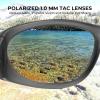 imageKastKing Raccoon Polarized Sport Sunglasses for Men and Women Wide Temple Wrap Ideal for Driving Fishing Cycling RunningFrame Matte Smoke Crystal Lens Copper