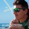 imageKastKing Tugaloo Bifocal Polarized Fishing Sunglasses Bifocal x15 x20 x25 MagnificationsUV Protection Reader SunglassesMatte Black Frame  Brown Chartreuse Mirror