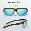 imageKastKing Tugaloo Bifocal Polarized Fishing Sunglasses Bifocal x15 x20 x25 MagnificationsUV Protection Reader SunglassesMatte Black Frame  Brown Chartreuse Mirror