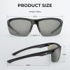 imageKastKing Tugaloo Bifocal Polarized Fishing Sunglasses Bifocal x15 x20 x25 MagnificationsUV Protection Reader SunglassesMatte Black Frame  Smoke Mirror