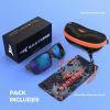 imageKastKing Waccamaw Polarized Bifocal Sunglasses x15 x20 x25 Magnifications Wrap Around Sport Reader Sunglasses for MenGloss Graydrift Frame  Smokeblue Mirror