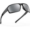 imageKastKing Chippewa Polarized Fishing Sunglasses UV400 Protection Full Wrap Frame Sports Cycling Sunglasses 10mm TAC LensesAgloss Black Frame  Smoke Mirror
