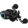 imageKastKing Verus Baitcasting Reel 6oz Ultra Lightweight Halo XII Magnetic Braking System 91 MaxiDur Double Shielded Stainless Steel BB Up to 18 Lbs Max Drag 801721 HighSpeed Gear RatioALeftBlack801