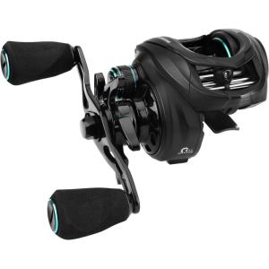imageKastKing Verus Baitcasting Reel 6oz Ultra Lightweight Halo XII Magnetic Braking System 91 MaxiDur Double Shielded Stainless Steel BB Up to 18 Lbs Max Drag 801721 HighSpeed Gear RatioARightBlack801