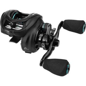 imageKastKing Verus Baitcasting Reel 6oz Ultra Lightweight Halo XII Magnetic Braking System 91 MaxiDur Double Shielded Stainless Steel BB Up to 18 Lbs Max Drag 801721 HighSpeed Gear RatioALeftBlack801