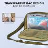 imageKastKing BaitSpace Detachable Bait Binder Tackle Bag  Large Clear Sleeves Durable 900D Waterresistant Fabric Soft Plastic Bait Storage For Hooks Sinkers ampamp Fishing AccessoriesKhaki