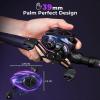 imageKastKing Royale Legend Pro Baitcasting Reels  AutoMag Dual Braking System Fishing Reel Arch Resistance Control 16 Lbs Carbon Drag 55oz Lightweight 801 Gear Ratio 11  1 Stainless Steel BBLeft Handed801