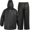 imageKastKing AquaLite Waterproof Rain Suit for Men and Women Loose Fit Lightweight Durable Rain GearBlack