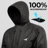 imageKastKing AquaLite Waterproof Rain Suit for Men and Women Loose Fit Lightweight Durable Rain GearBlack