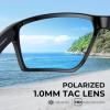 imageKastKing Osage Polarized Sport Sunglasses for Men and Women Ideal for Driving Fishing Cycling Running UV ProtectionFrame Black Lens Brown  Green Mirror