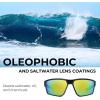imageKastKing Osage Polarized Sport Sunglasses for Men and Women Ideal for Driving Fishing Cycling Running UV ProtectionFrame Black Lens Brown  Green Mirror