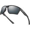 imageKastKing Osage Polarized Sport Sunglasses for Men and Women Ideal for Driving Fishing Cycling Running UV ProtectionFrame Black Lens Smoke