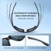 imageKastKing Osage Polarized Sport Sunglasses for Men and Women Ideal for Driving Fishing Cycling Running UV ProtectionFrame Black Lens Smoke