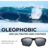 imageKastKing Osage Polarized Sport Sunglasses for Men and Women Ideal for Driving Fishing Cycling Running UV ProtectionFrame Black Lens Smoke