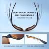 imageKastKing Osage Polarized Sport Sunglasses for Men and Women Ideal for Driving Fishing Cycling Running UV ProtectionFrame Blue Lens Copper  Orange Mirror