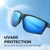 imageKastKing Osage Polarized Sport Sunglasses for Men and Women Ideal for Driving Fishing Cycling Running UV ProtectionFrame Gloss Tal Gray Lens Smoke  Blue Ocean Mirror
