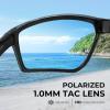 imageKastKing Osage Polarized Sport Sunglasses for Men and Women Ideal for Driving Fishing Cycling Running UV ProtectionFrame Gloss Tal Gray Lens Smoke  Blue Ocean Mirror