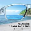 imageKastKing Osage Polarized Sport Sunglasses for Men and Women Ideal for Driving Fishing Cycling Running UV ProtectionFrame Gloss Tal Light Blue Lens Smoke  Ice Blue Mirror