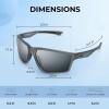 imageKastKing Osage Polarized Sport Sunglasses for Men and Women Ideal for Driving Fishing Cycling Running UV ProtectionFrame Smoke Crystal Lens Smoke