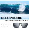 imageKastKing Osage Polarized Sport Sunglasses for Men and Women Ideal for Driving Fishing Cycling Running UV ProtectionFrame Smoke Crystal Lens Smoke