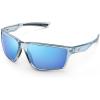Frame: Gloss Tal Light Blue /Lens: Smoke - Ice Blue Mirror