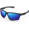 Frame: Matte Black /Lens: Smoke - Cobalt Blue Mirror