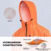 imageKastKing HydroArmor Lightweight Rain Jacket 25Layer Waterproof Fishing Hiking Rain Suit for Men Packable Rain GearOrange