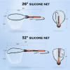 imageKastKing Titanet Fishing Net Durable Aluminum Handle NonSlip Hivis Grip Compact Storage Bag ampamp Lanyard Ideal for Kayak ampamp Wading Fishing Two Nets OptionsSilicone Net  26 Full