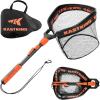 imageKastKing Titanet Fishing Net Durable Aluminum Handle NonSlip Hivis Grip Compact Storage Bag ampamp Lanyard Ideal for Kayak ampamp Wading Fishing Two Nets OptionsPvc Net  32 Full