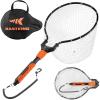 imageKastKing Titanet Fishing Net Durable Aluminum Handle NonSlip Hivis Grip Compact Storage Bag ampamp Lanyard Ideal for Kayak ampamp Wading Fishing Two Nets OptionsSilicone Net  26 Full