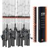 imageKastKing V10 Pivot Grip Fishing Rod HolderAdjustable SpaceSaving WallMounted Rod Holder 10 PolymerCoated Steel Hooks Expandable Storage System Holds 10 Rod ampamp Reel Combos 1 PackB Orange2 Pack