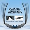 imageKastKing Tarkio Polarized Fishing Sunglasses Large Single PC Lenses Rimless Wrap Design UV400 Protection Sports SunglassesAmatte Blacksmoke Frame  Smokegranite Mirror