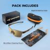 imageKastKing Tarkio Polarized Fishing Sunglasses Large Single PC Lenses Rimless Wrap Design UV400 Protection Sports SunglassesEgloss Tal Dark Olive Frame  Browngold Mirror
