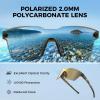 imageKastKing Tarkio Polarized Fishing Sunglasses Large Single PC Lenses Rimless Wrap Design UV400 Protection Sports SunglassesEgloss Tal Dark Olive Frame  Browngold Mirror