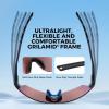 imageKastKing Tarkio Polarized Fishing Sunglasses Large Single PC Lenses Rimless Wrap Design UV400 Protection Sports SunglassesFmatte Smoke Crystal Frame  Copperburgundy Mirror