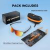 imageKastKing Tarkio Polarized Fishing Sunglasses Large Single PC Lenses Rimless Wrap Design UV400 Protection Sports SunglassesFmatte Smoke Crystal Frame  Copperburgundy Mirror