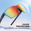 imageKastKing Tarkio Polarized Fishing Sunglasses Large Single PC Lenses Rimless Wrap Design UV400 Protection Sports SunglassesFmatte Smoke Crystal Frame  Copperburgundy Mirror