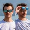 imageKastKing Chariton FitOver Polarized Wrap Around Over Sunglasses for Men and Women Ideal for Driving Fishing Cycling RunningBblack Frame  Smokeice Mirror