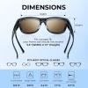 imageKastKing Chariton FitOver Polarized Wrap Around Over Sunglasses for Men and Women Ideal for Driving Fishing Cycling RunningBblack Frame  Smokeice Mirror