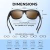 imageKastKing Chariton FitOver Polarized Wrap Around Over Sunglasses for Men and Women Ideal for Driving Fishing Cycling RunningCmatt Dark Frame  Brown Mirror