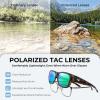 imageKastKing Chariton FitOver Polarized Wrap Around Over Sunglasses for Men and Women Ideal for Driving Fishing Cycling RunningDglossdemi  Greenchartruesse Mirror