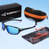imageKastKing Dugan Polarized Sport Sunglasses for Men and Women Ideal for Driving Fishing Cycling Running UV ProtectionFrame Gloss Tal Light Gray W Dark Gray TextureLens Smoke  Blue Ocean