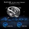 imageKastKing Kestrel Elite Baitcasting Reel Magnesium Frame BFS Finesse Fishing Reel Lightest on Market at only 44 Ounces Easily Cast Lures Down to 116 oz 111 Double Shielded BB 841 Gear RatioRight841