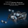 imageKastKing Kestrel Elite Baitcasting Reel Magnesium Frame BFS Finesse Fishing Reel Lightest on Market at only 44 Ounces Easily Cast Lures Down to 116 oz 111 Double Shielded BB 841 Gear RatioRight841