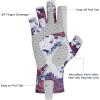 imageKastKing La Sal Fishing Gloves UPF50 Sun Gloves UV Protection Fingerless Gloves Men Women for Outdoor Kayaking Rowing Paddling Canoeing HuntingBoulder camo Patriot Fade