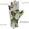 imageKastKing La Sal Fishing Gloves UPF50 Sun Gloves UV Protection Fingerless Gloves Men Women for Outdoor Kayaking Rowing Paddling Canoeing HuntingBoulder camo Tan