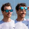 imageKastKing Molino FitOver Polarized SunglassesUV400 Protection Ultralight Wraparound Fishing Sports Sunglasses TAC LensesBgloss Black Frame  Smokeblue Ocean Mirror